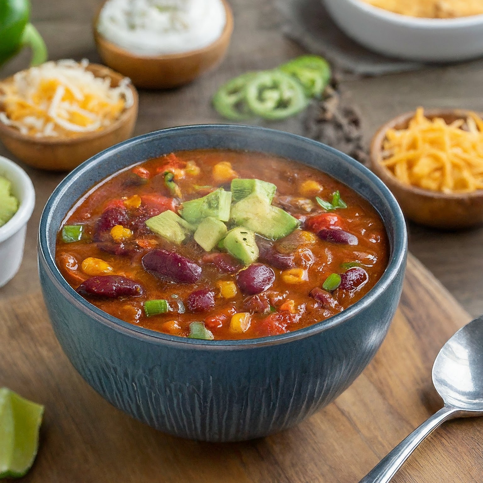 A Warm Embrace in a Bowl: One-Pot Vegetarian Chili Recipe